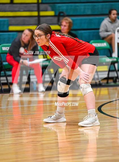 Thumbnail 3 in McMullen County vs Richards (UIL Volleyball 1A Region III Semifinal) photogallery.