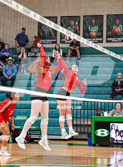 Thumbnail 1 in McMullen County vs Richards (UIL Volleyball 1A Region III Semifinal) photogallery.
