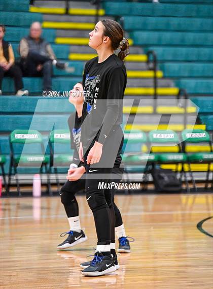 Thumbnail 2 in McMullen County vs Richards (UIL Volleyball 1A Region III Semifinal) photogallery.