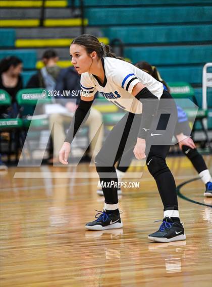 Thumbnail 1 in McMullen County vs Richards (UIL Volleyball 1A Region III Semifinal) photogallery.