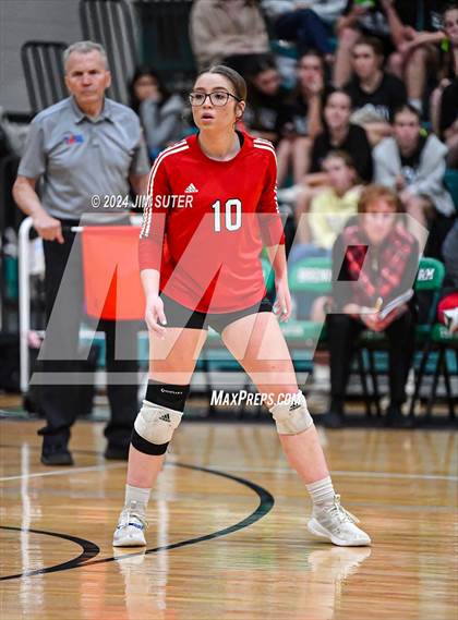 Thumbnail 1 in McMullen County vs Richards (UIL Volleyball 1A Region III Semifinal) photogallery.