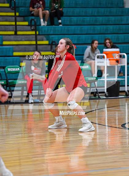 Thumbnail 2 in McMullen County vs Richards (UIL Volleyball 1A Region III Semifinal) photogallery.