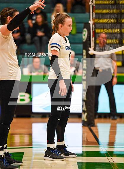 Thumbnail 2 in McMullen County vs Richards (UIL Volleyball 1A Region III Semifinal) photogallery.