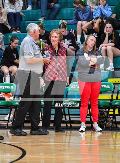 Thumbnail 1 in McMullen County vs Richards (UIL Volleyball 1A Region III Semifinal) photogallery.