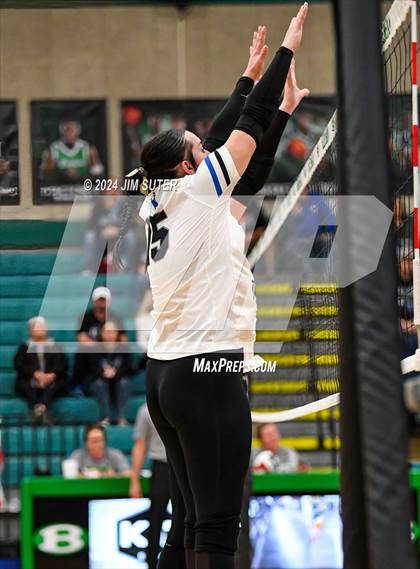 Thumbnail 1 in McMullen County vs Richards (UIL Volleyball 1A Region III Semifinal) photogallery.