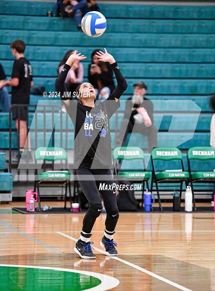 Thumbnail 2 in McMullen County vs Richards (UIL Volleyball 1A Region III Semifinal) photogallery.