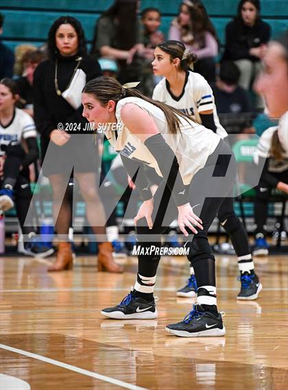 Thumbnail 1 in McMullen County vs Richards (UIL Volleyball 1A Region III Semifinal) photogallery.