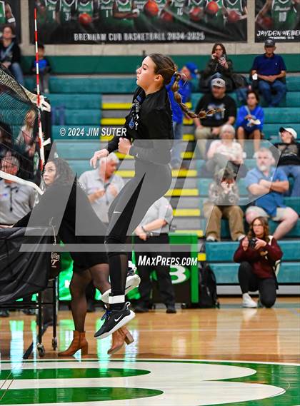 Thumbnail 3 in McMullen County vs Richards (UIL Volleyball 1A Region III Semifinal) photogallery.