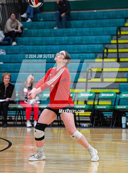 Thumbnail 1 in McMullen County vs Richards (UIL Volleyball 1A Region III Semifinal) photogallery.