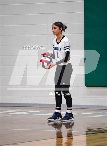 Thumbnail 2 in McMullen County vs Richards (UIL Volleyball 1A Region III Semifinal) photogallery.