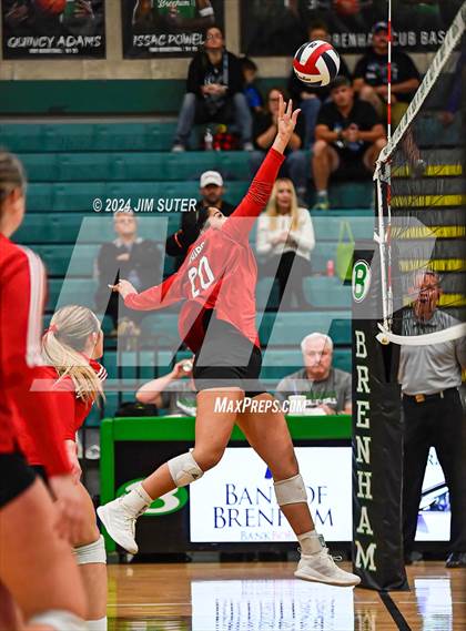 Thumbnail 3 in McMullen County vs Richards (UIL Volleyball 1A Region III Semifinal) photogallery.