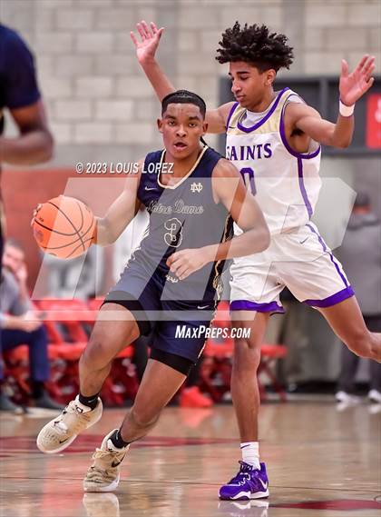 Thumbnail 3 in St. Augustine vs. Notre Dame (SO) (Nike Extravaganza) photogallery.