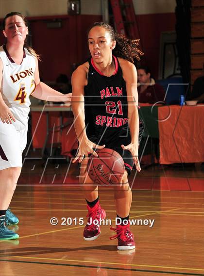 Thumbnail 1 in Palm Springs vs. Arlington (Lady Bears Holiday Classic) photogallery.