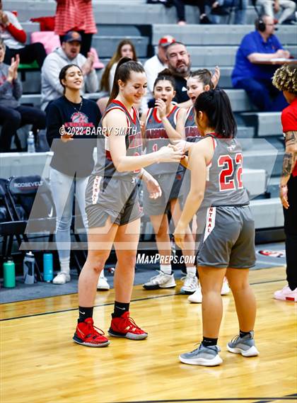 Thumbnail 2 in Grand Junction Central @ Roosevelt (CHSAA 4A Playoff Sweet 16) photogallery.