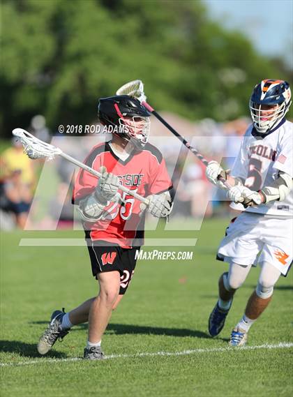 Thumbnail 2 in Lincoln Rampage vs Omaha Westside (NHSLA Quarterfinal Playoff) photogallery.
