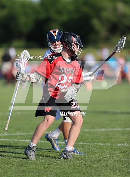 Thumbnail 1 in Lincoln Rampage vs Omaha Westside (NHSLA Quarterfinal Playoff) photogallery.
