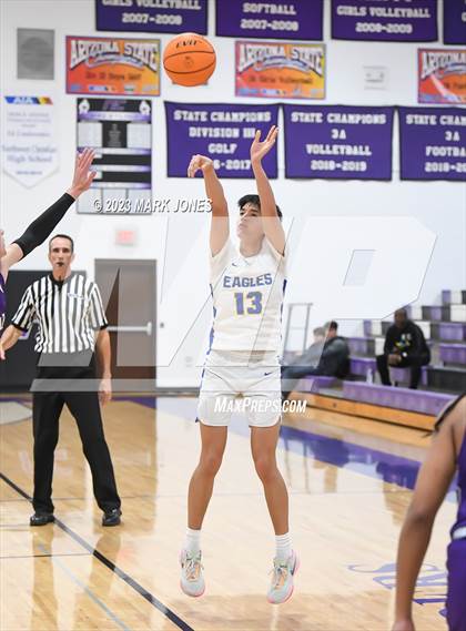 Thumbnail 3 in Phoenix Country Day vs. Sabino (Coyotes Basketball Invitational) photogallery.