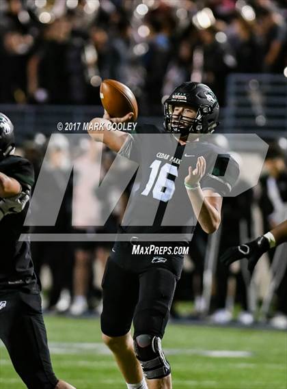 Thumbnail 2 in Ennis vs. Cedar Park (UIL 5A Area Playoff) photogallery.