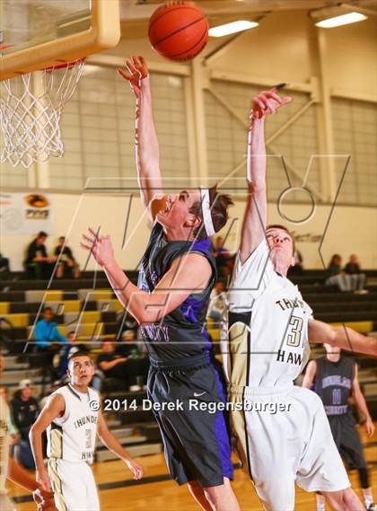 Thumbnail 2 in Douglas County vs Prairie View (Thunderhawks Hoopfest 2nd Round) photogallery.