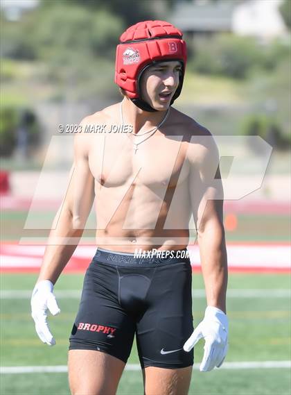 Thumbnail 2 in Brophy College Prep vs. Sunrise Mountain (Mingus 7 on 7 Tournament) photogallery.