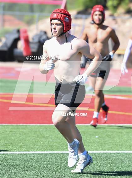 Thumbnail 1 in Brophy College Prep vs. Sunrise Mountain (Mingus 7 on 7 Tournament) photogallery.