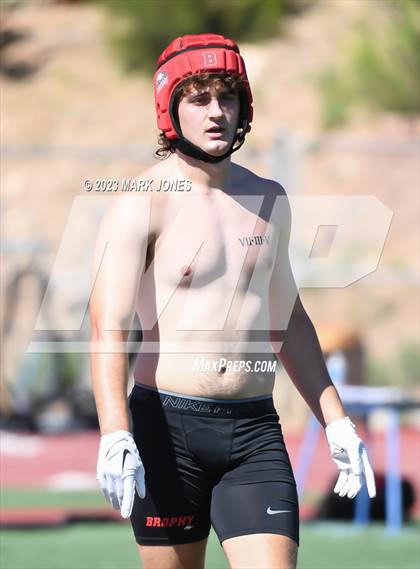Thumbnail 1 in Brophy College Prep vs. Sunrise Mountain (Mingus 7 on 7 Tournament) photogallery.