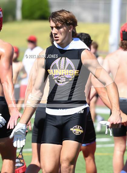 Thumbnail 2 in Brophy College Prep vs. Sunrise Mountain (Mingus 7 on 7 Tournament) photogallery.