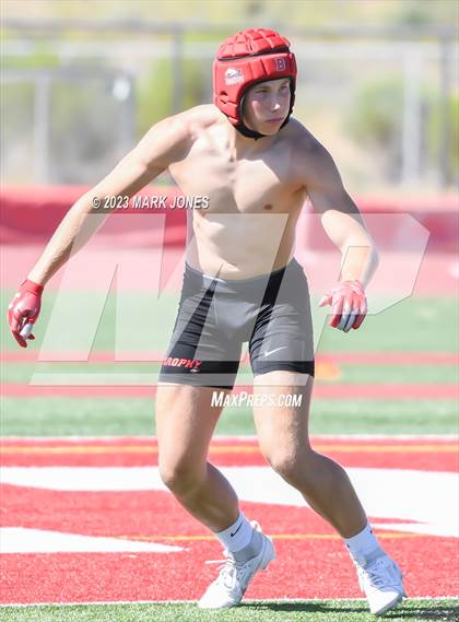 Thumbnail 3 in Brophy College Prep vs. Sunrise Mountain (Mingus 7 on 7 Tournament) photogallery.