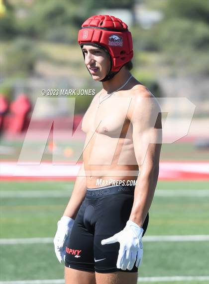 Thumbnail 3 in Brophy College Prep vs. Sunrise Mountain (Mingus 7 on 7 Tournament) photogallery.