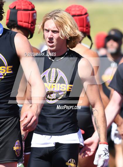 Thumbnail 3 in Brophy College Prep vs. Sunrise Mountain (Mingus 7 on 7 Tournament) photogallery.
