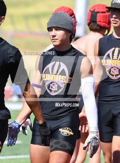 Thumbnail 3 in Brophy College Prep vs. Sunrise Mountain (Mingus 7 on 7 Tournament) photogallery.