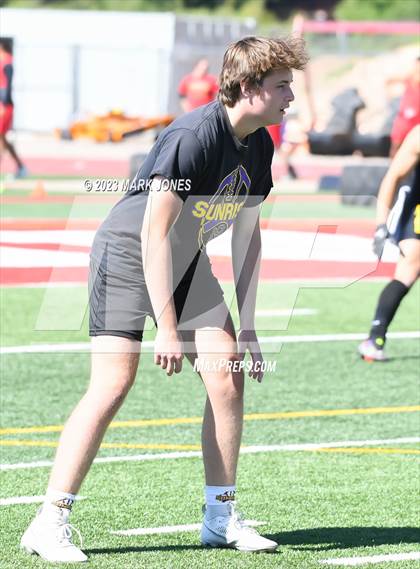Thumbnail 1 in Brophy College Prep vs. Sunrise Mountain (Mingus 7 on 7 Tournament) photogallery.