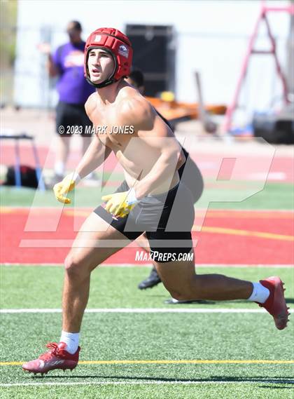 Thumbnail 2 in Brophy College Prep vs. Sunrise Mountain (Mingus 7 on 7 Tournament) photogallery.