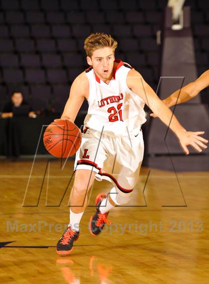 Thumbnail 3 in Bishop Gorman vs. Orange Lutheran (Hoophall West Tournament)  photogallery.
