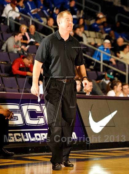 Thumbnail 2 in Bishop Gorman vs. Orange Lutheran (Hoophall West Tournament)  photogallery.