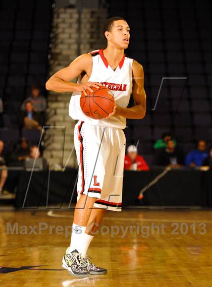Thumbnail 1 in Bishop Gorman vs. Orange Lutheran (Hoophall West Tournament)  photogallery.