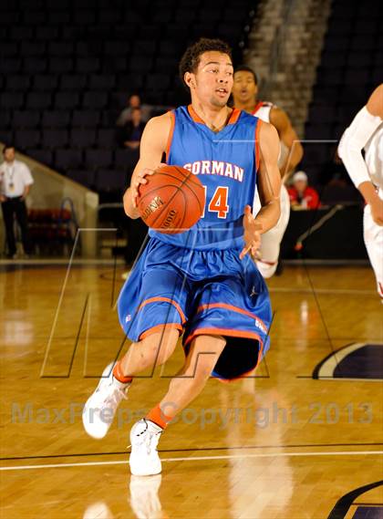 Thumbnail 1 in Bishop Gorman vs. Orange Lutheran (Hoophall West Tournament)  photogallery.