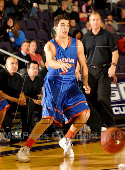 Thumbnail 2 in Bishop Gorman vs. Orange Lutheran (Hoophall West Tournament)  photogallery.
