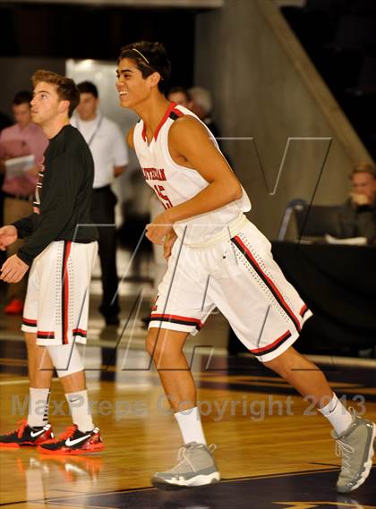 Thumbnail 1 in Bishop Gorman vs. Orange Lutheran (Hoophall West Tournament)  photogallery.