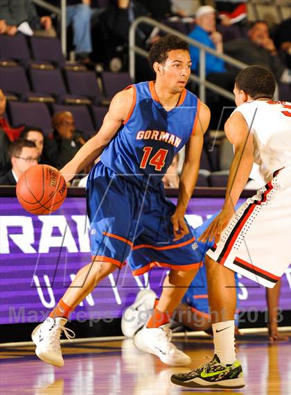 Thumbnail 3 in Bishop Gorman vs. Orange Lutheran (Hoophall West Tournament)  photogallery.
