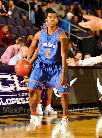 Thumbnail 3 in Bishop Gorman vs. Orange Lutheran (Hoophall West Tournament)  photogallery.