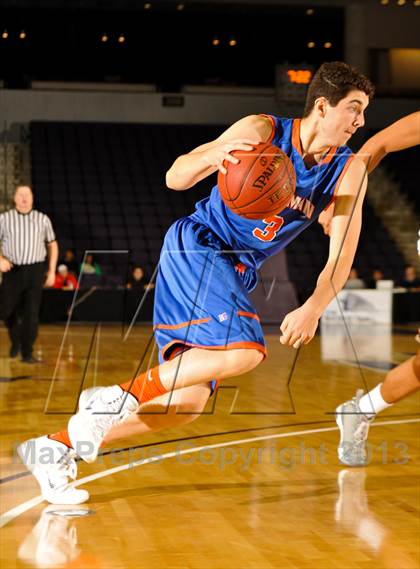 Thumbnail 3 in Bishop Gorman vs. Orange Lutheran (Hoophall West Tournament)  photogallery.