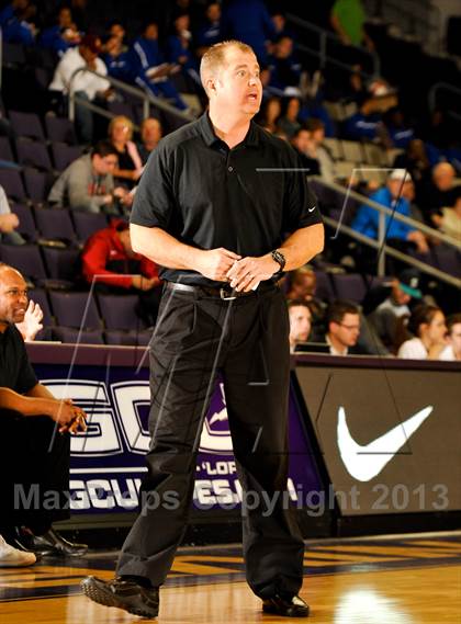 Thumbnail 3 in Bishop Gorman vs. Orange Lutheran (Hoophall West Tournament)  photogallery.