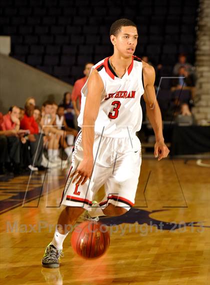 Thumbnail 3 in Bishop Gorman vs. Orange Lutheran (Hoophall West Tournament)  photogallery.