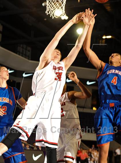 Thumbnail 2 in Bishop Gorman vs. Orange Lutheran (Hoophall West Tournament)  photogallery.