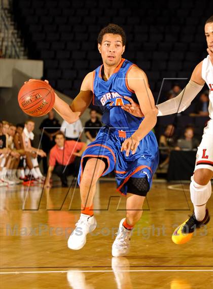 Thumbnail 3 in Bishop Gorman vs. Orange Lutheran (Hoophall West Tournament)  photogallery.