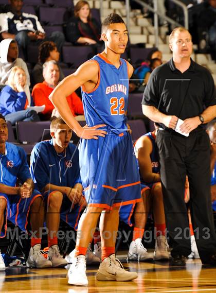 Thumbnail 2 in Bishop Gorman vs. Orange Lutheran (Hoophall West Tournament)  photogallery.