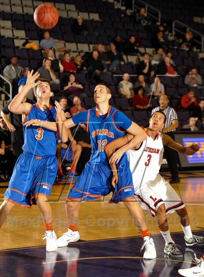 Thumbnail 2 in Bishop Gorman vs. Orange Lutheran (Hoophall West Tournament)  photogallery.