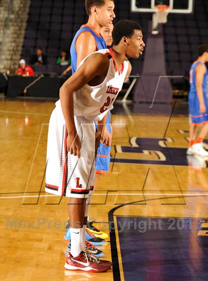 Thumbnail 2 in Bishop Gorman vs. Orange Lutheran (Hoophall West Tournament)  photogallery.