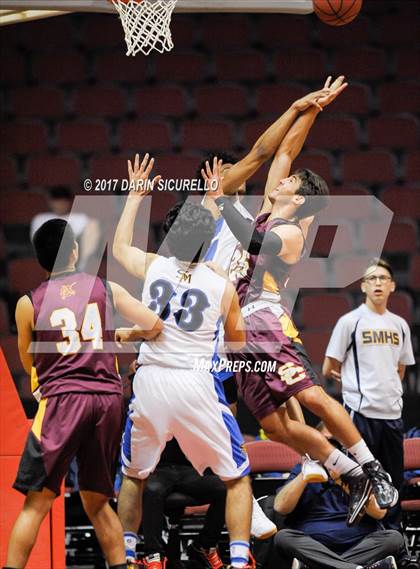 Thumbnail 1 in Salpointe Catholic vs. Shadow Mountain (AIA Dvision 4A Final) photogallery.